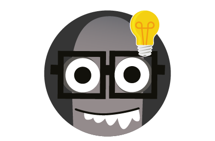 The checklisters software testing monster fully engaged and coming up with bright ideas.