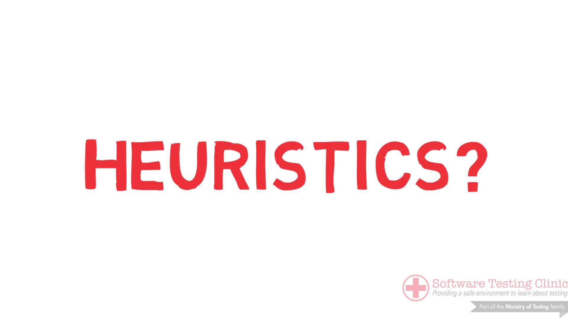 What's Are Heuristics?