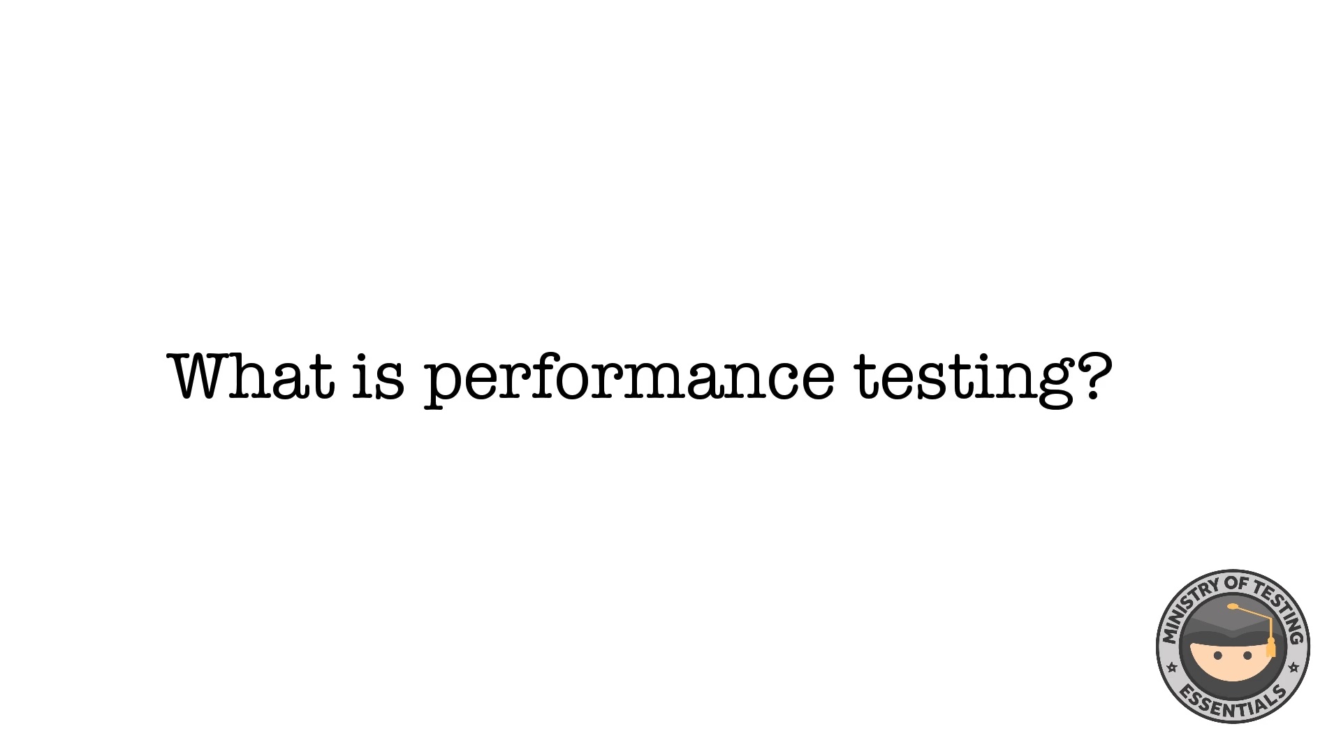 What is Performance Testing? image