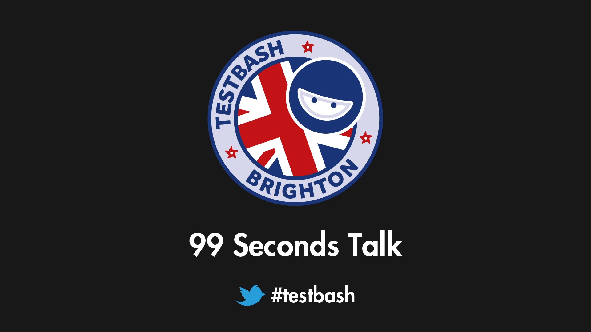 99 Second Talks - TestBash Brighton 2016 image