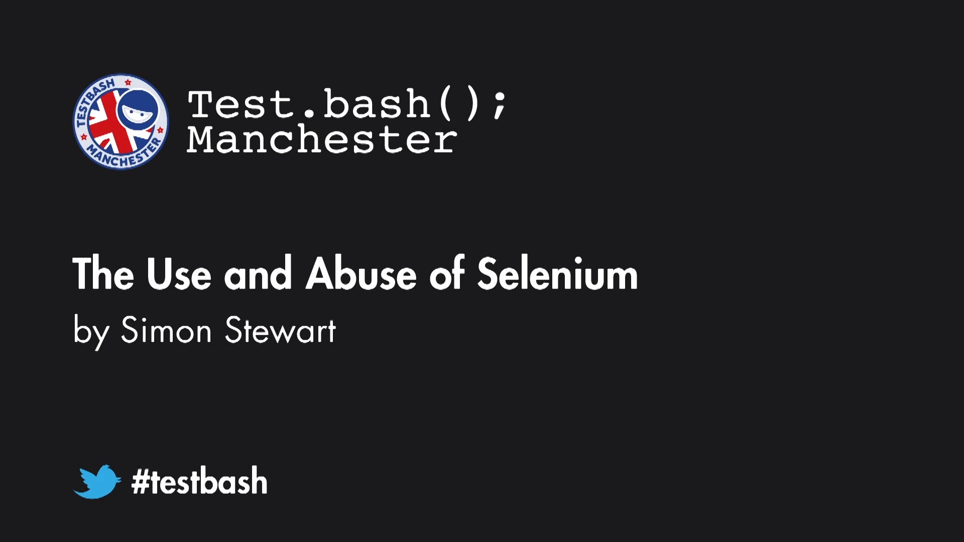 The Use and Abuse of Selenium - Simon Stewart